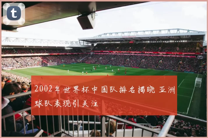 2002年世界杯中国队排名揭晓 亚洲球队表现引关注